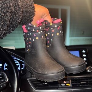 CAT & JACK Colorful Polka Dot Rain Boots